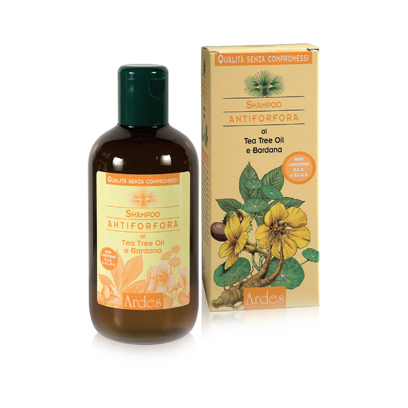 Șampon Anti-Mătreață cu Arbore de Ceai și Brusture 250 ml